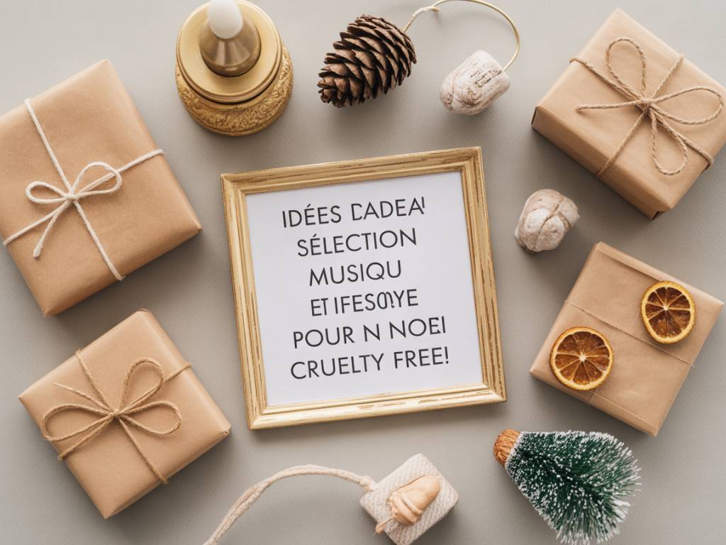 Idées cadeau vegan : sélection mode, musique et lifestyle pour un Noël 10 cruelty free